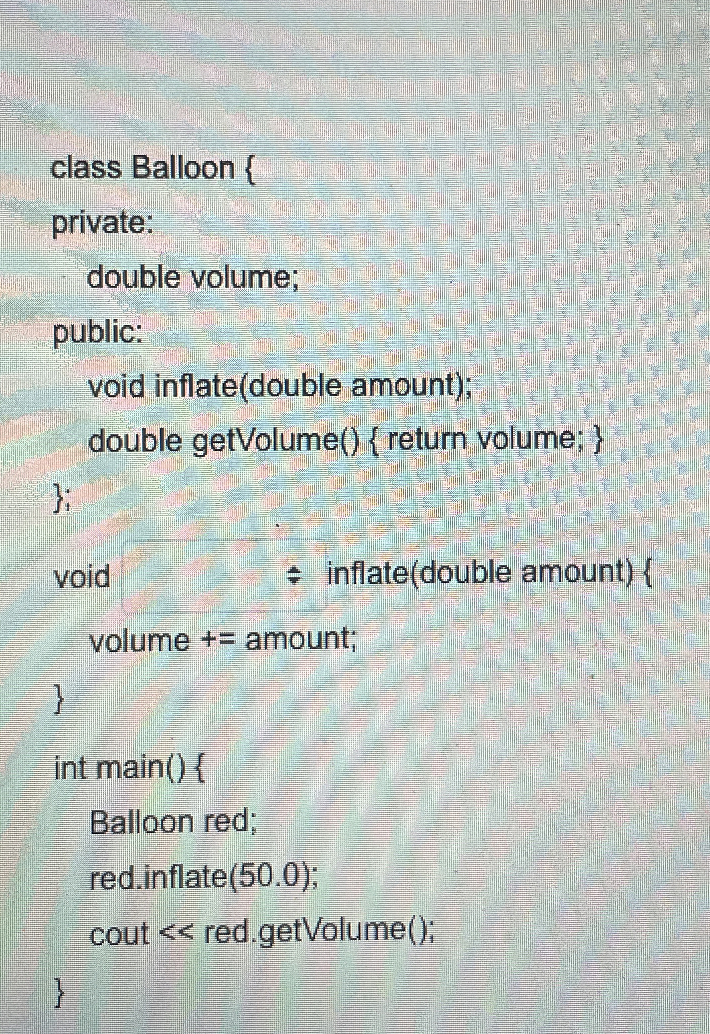 inflate ( double amount ) {