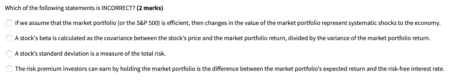 Please help me answer these multi choice