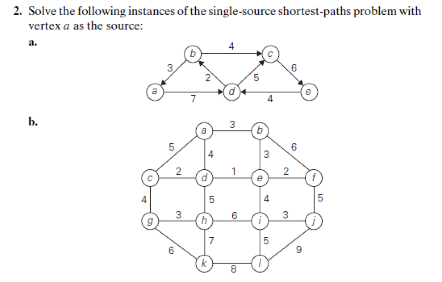 2 . Solve the following instances of the single -