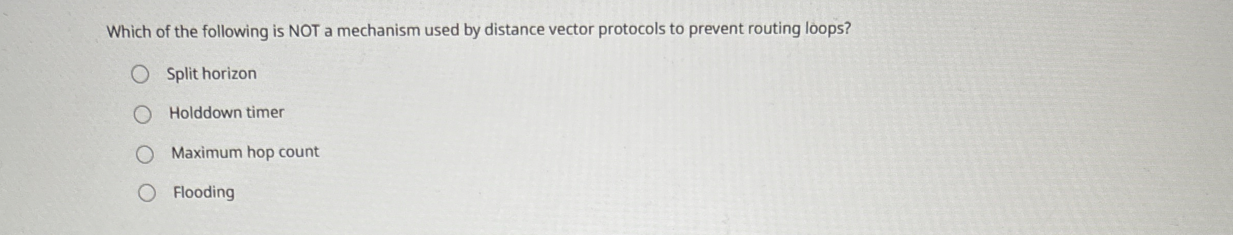 Which of the following is NOT a mechanism used by