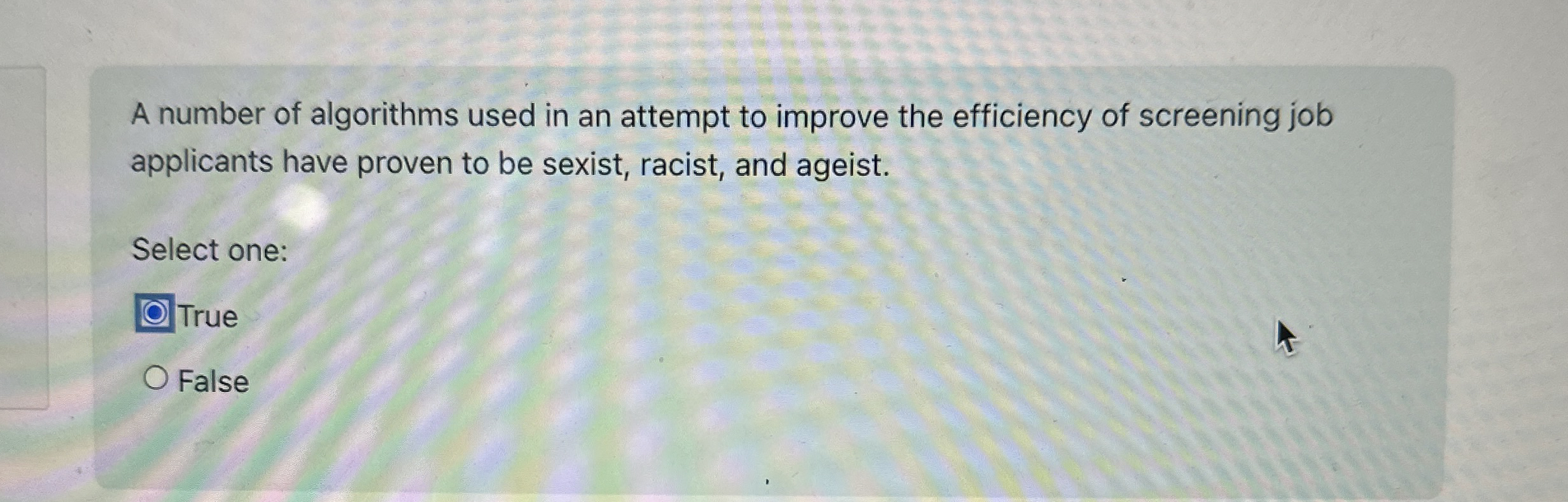 A number of algorithms used in an attempt to