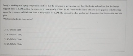 Jeary is wobking on a laptop competer and notices