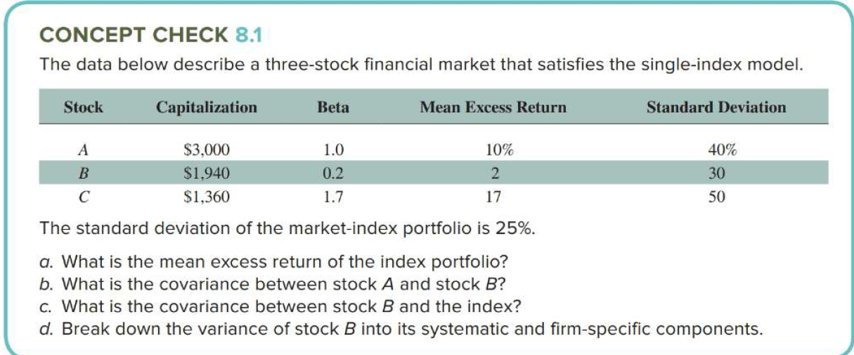 A question on single index model. The photo has