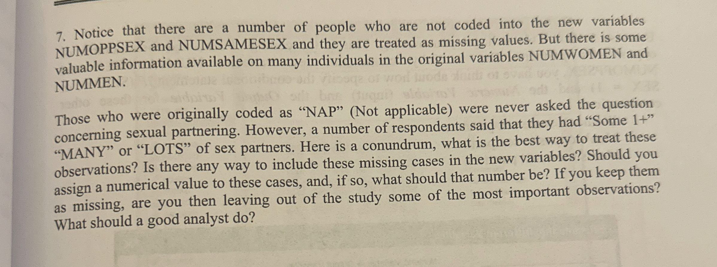 Notice that there are a number of people who are