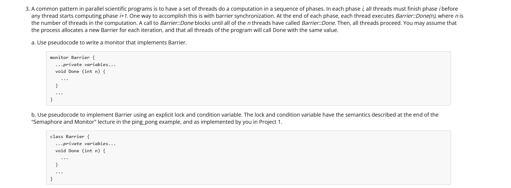 3 . A common pattern in parallel scientific