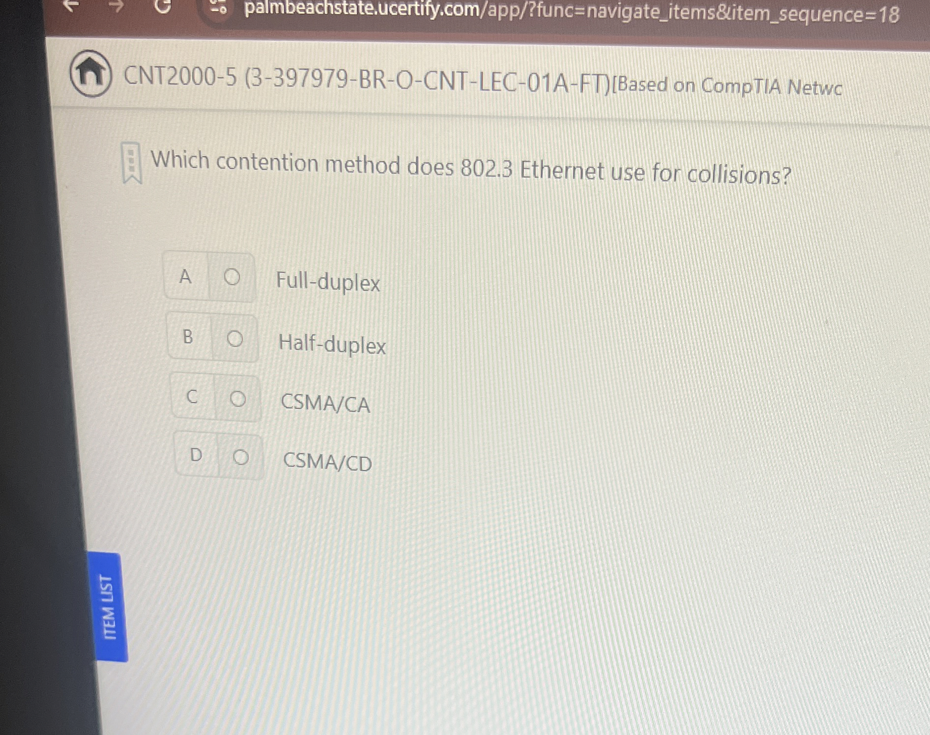 Which contention method does 8 0 2 . 3 Ethernet