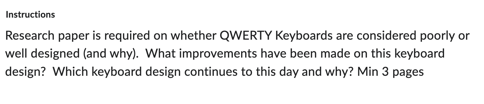 Human Computer Interaction ( HCI ) Instructions
