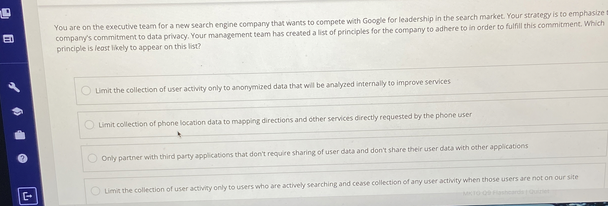 company's commitment to data privacy. Your