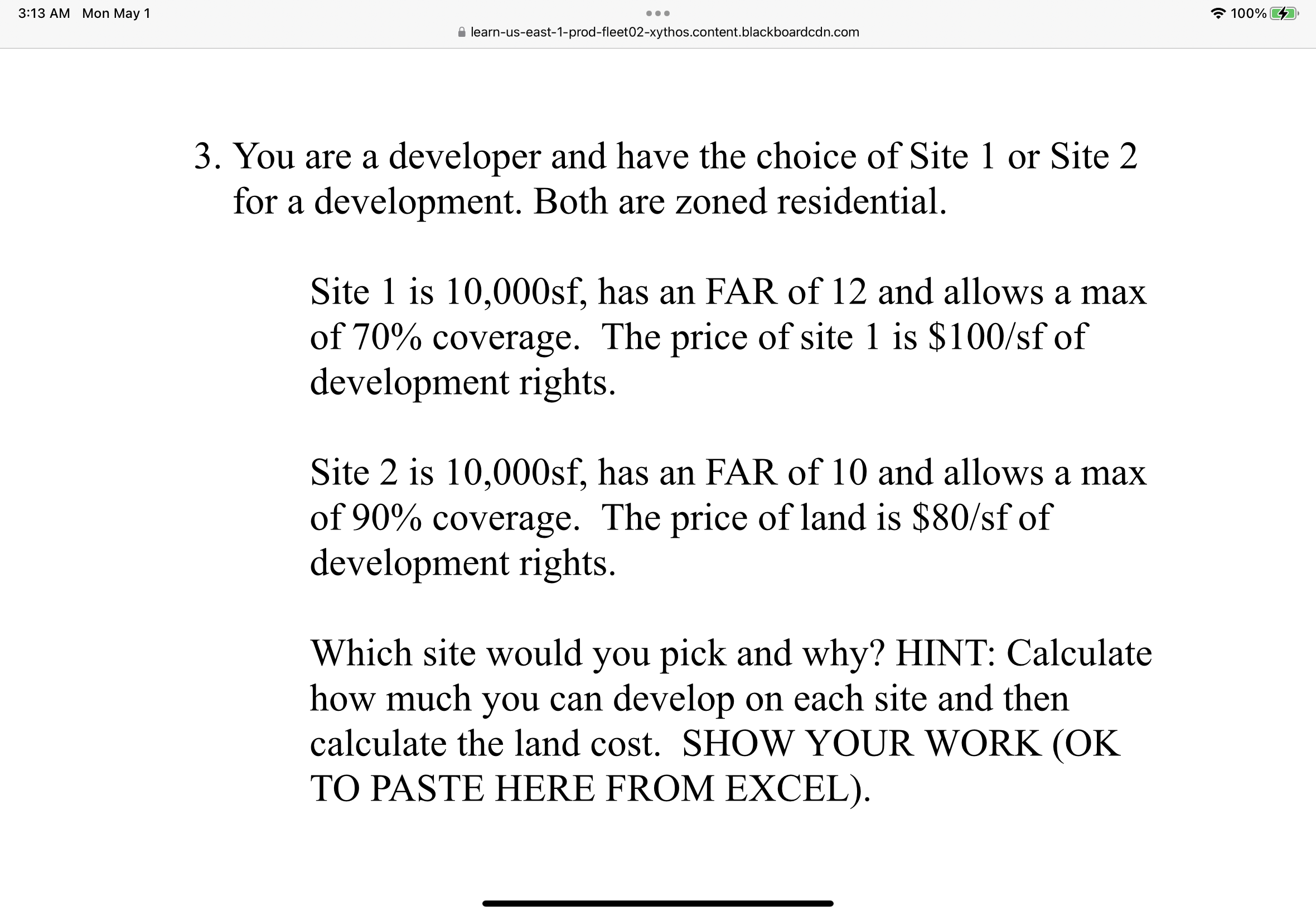 Answer the question by details. 3:13 AM Mon May 1