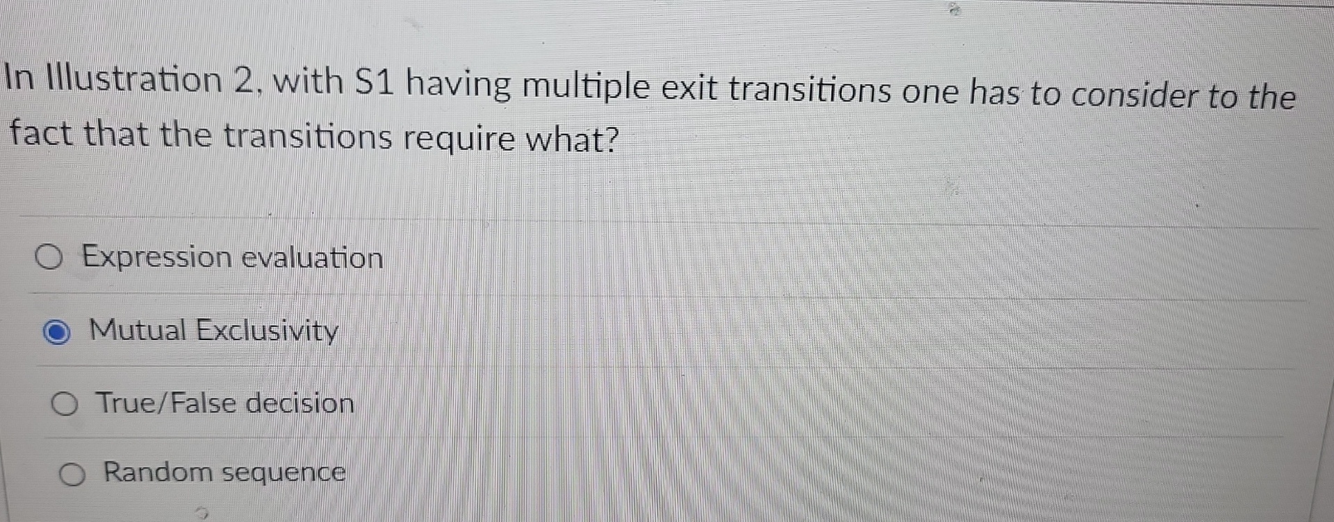 In Illustration 2 , with S 1 having multiple exit