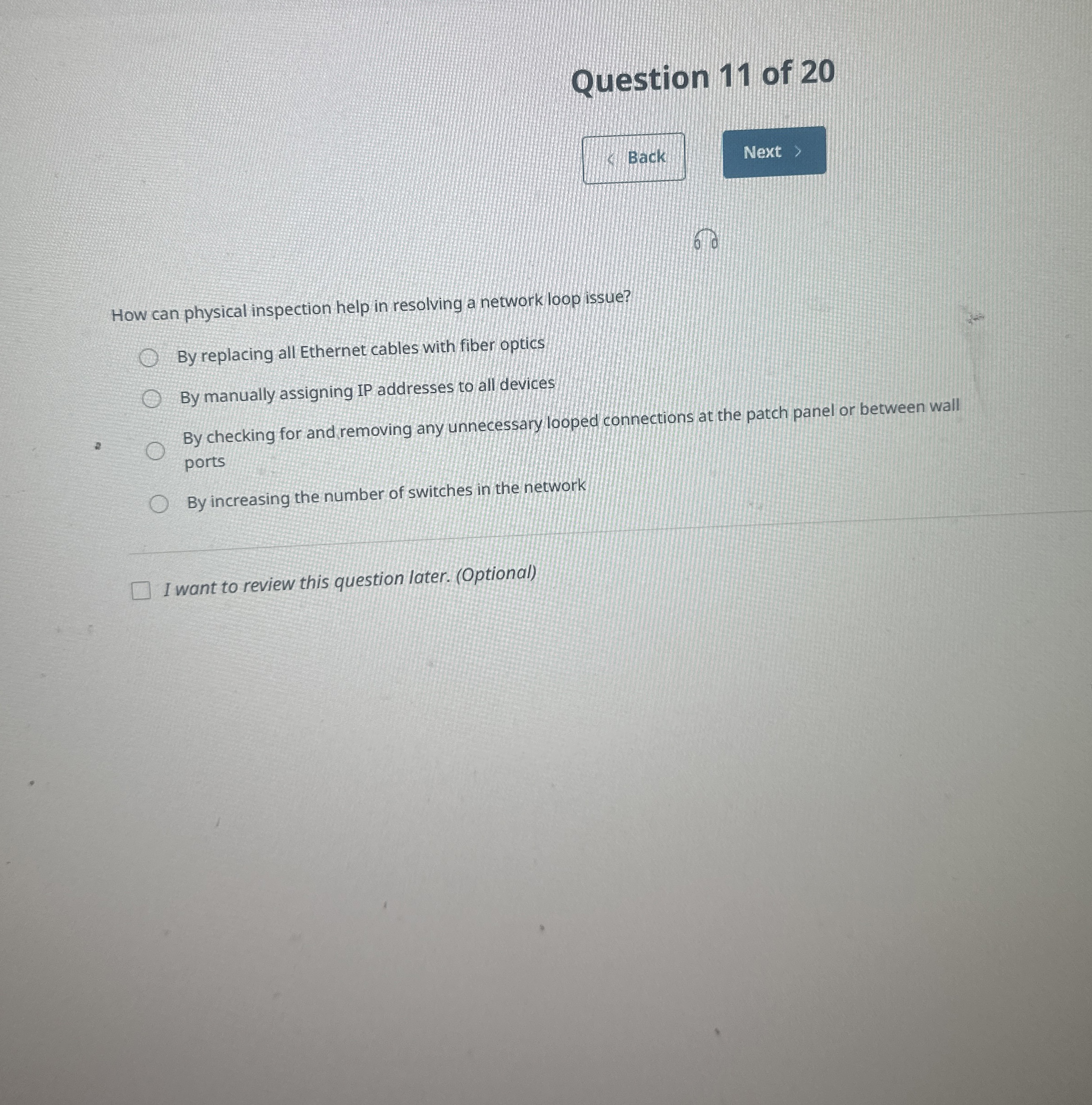 Ques How can physical inspection help in