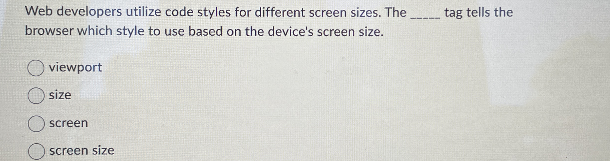 Web developers utilize code styles for different