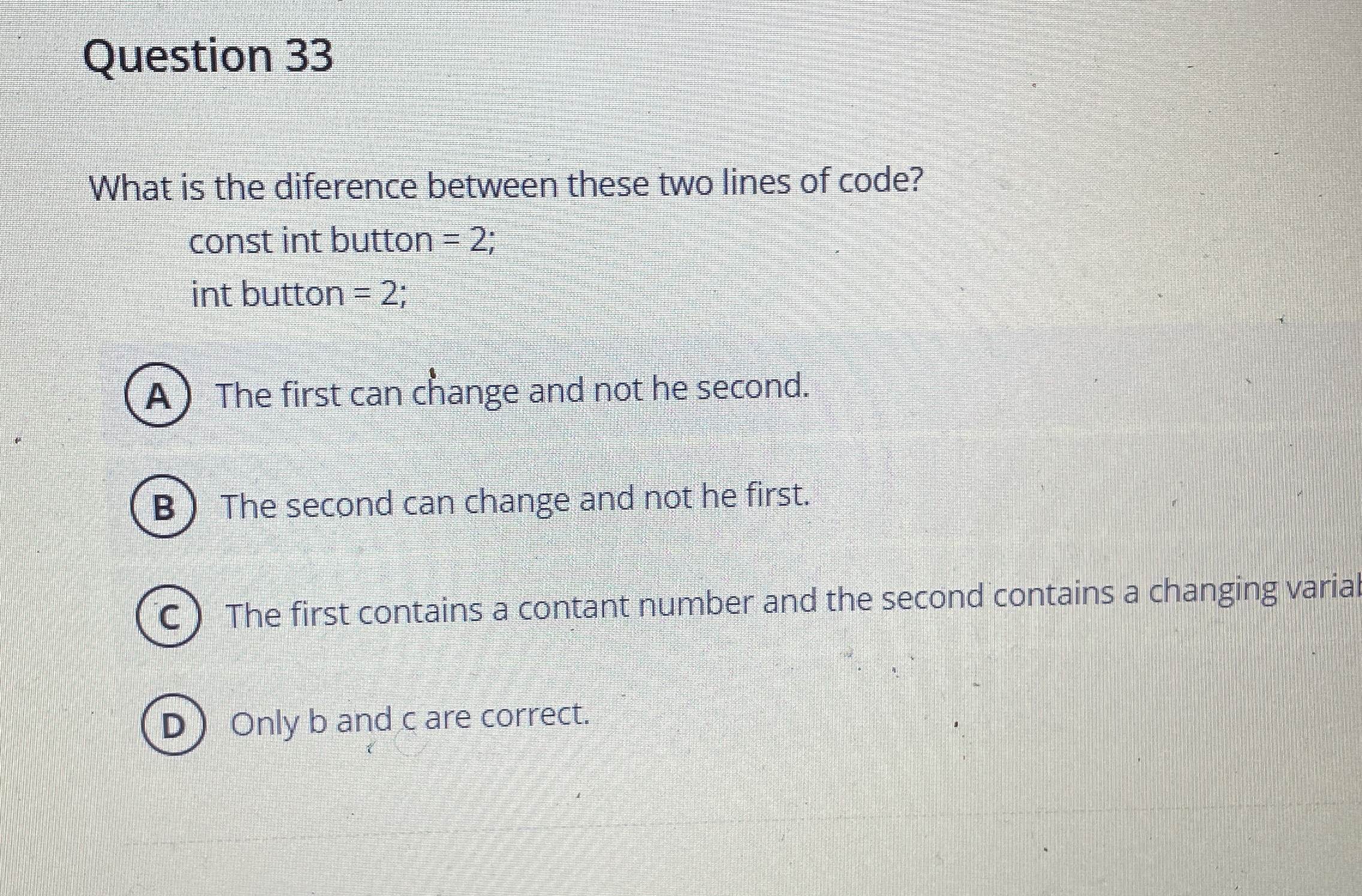 Question 3 3 What is the diference between these