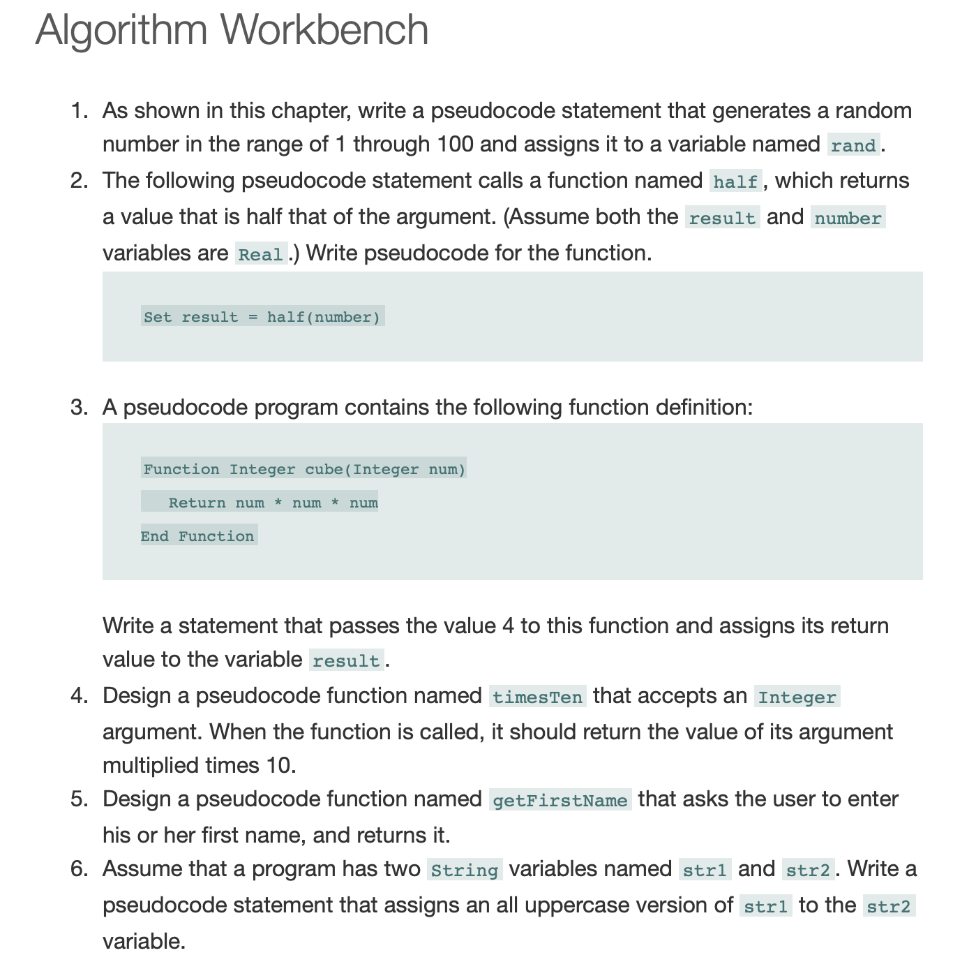 Disclaimer if coding is needed: THIS IS A PSEUDO
