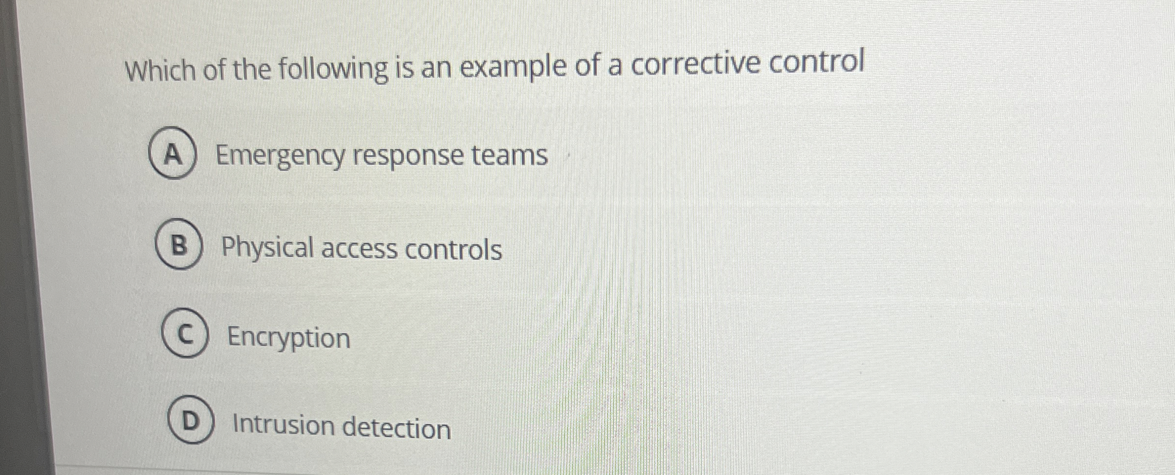 Which of the following is an example of a