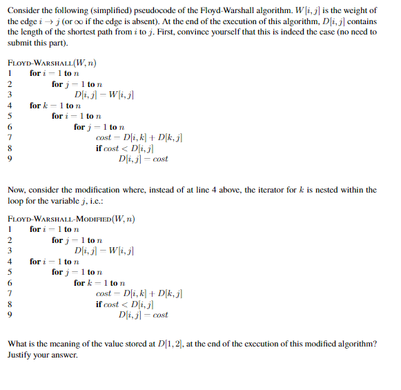 Consider the following ( simplified ) pseudocode