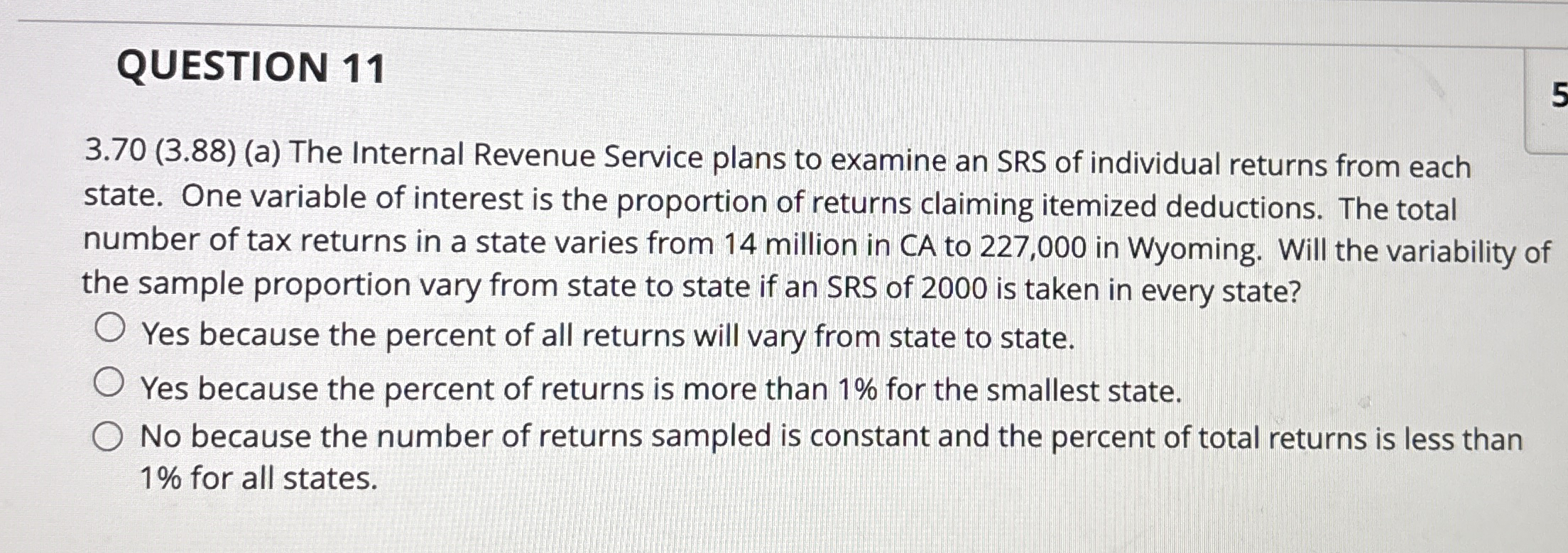 QUESTION 1 1 3 . 7 0 ( 3 . 8 8 ) ( a ) The
