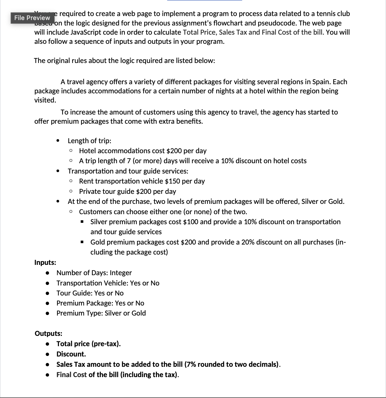 Additional Information: Be sure to include a