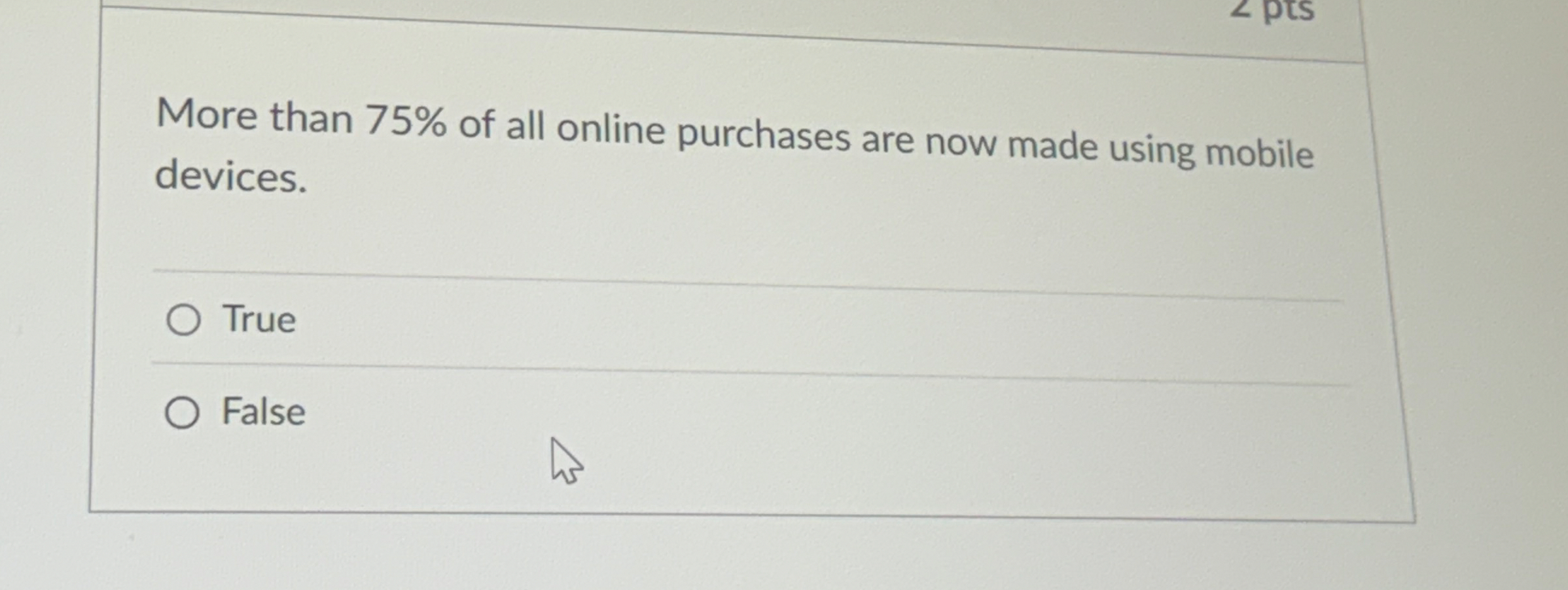 More than 7 5 % of all online purchases are now