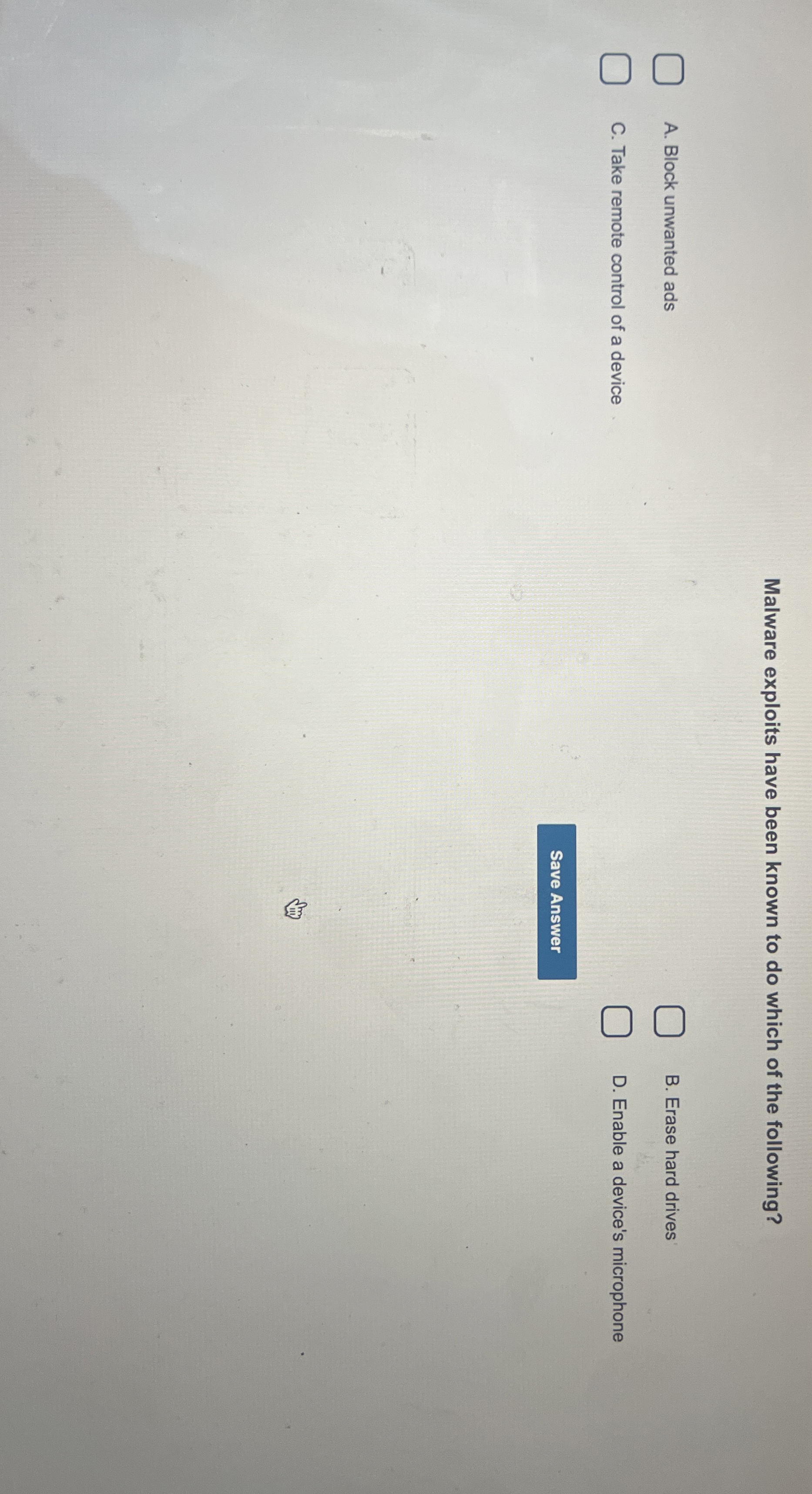 Malware exploits have been known to do which of