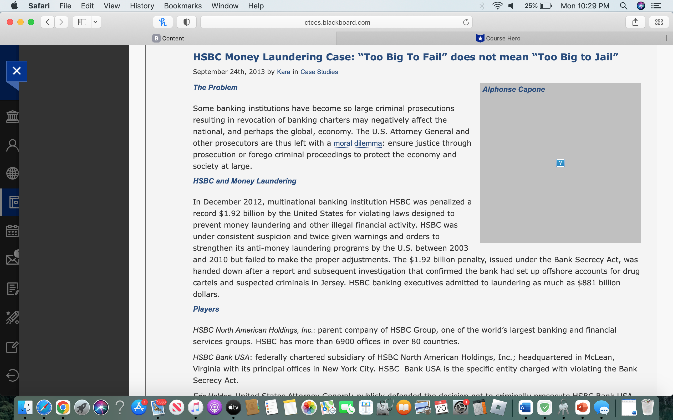 Please read the case below and write some notes