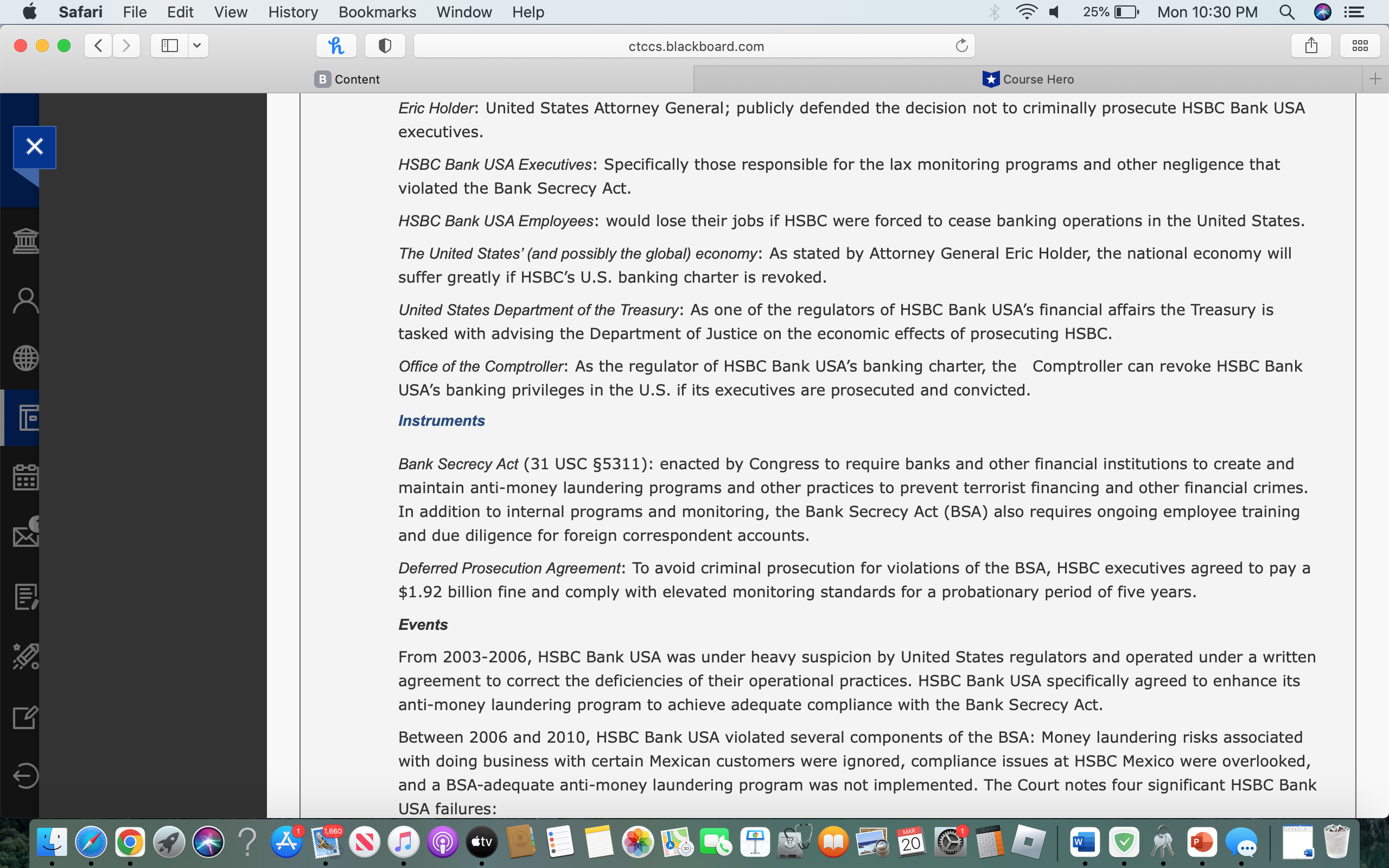 Please read the case below and write some notes