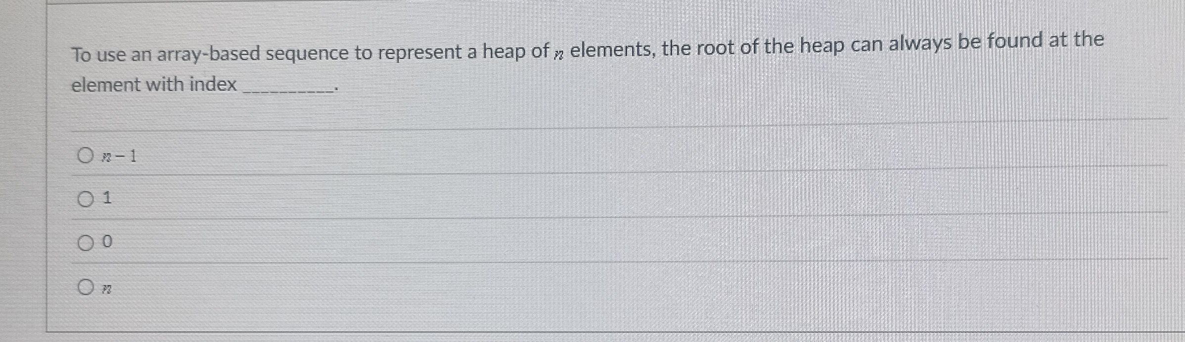To use an array - based sequence to represent a