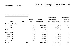PROBLEN 5-41 Case Study Template for II