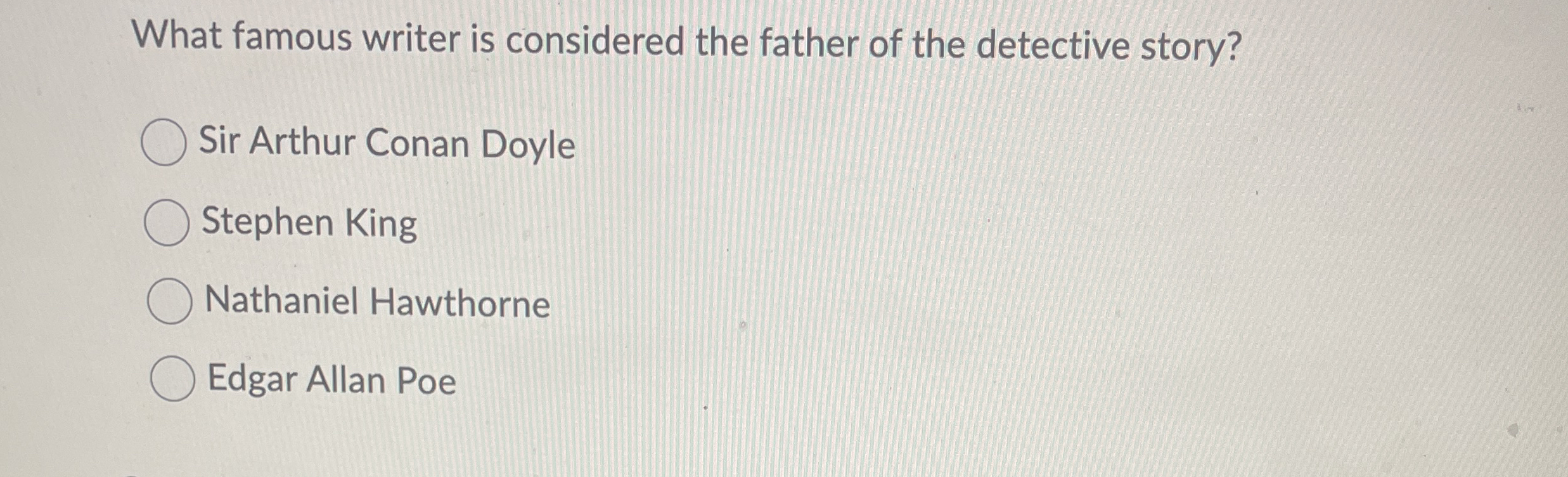 What famous writer is considered the father of