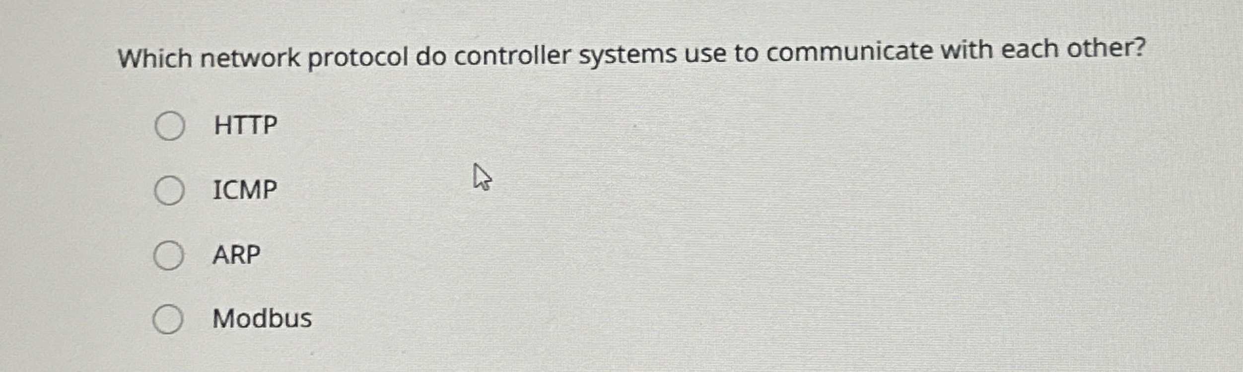 Which network protocol do controller systems use