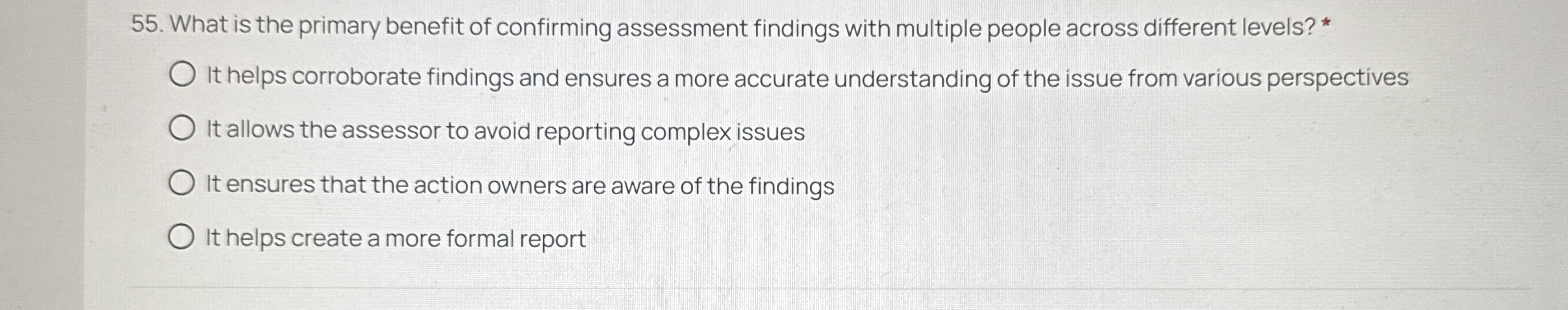 What is the primary benefit of confirming