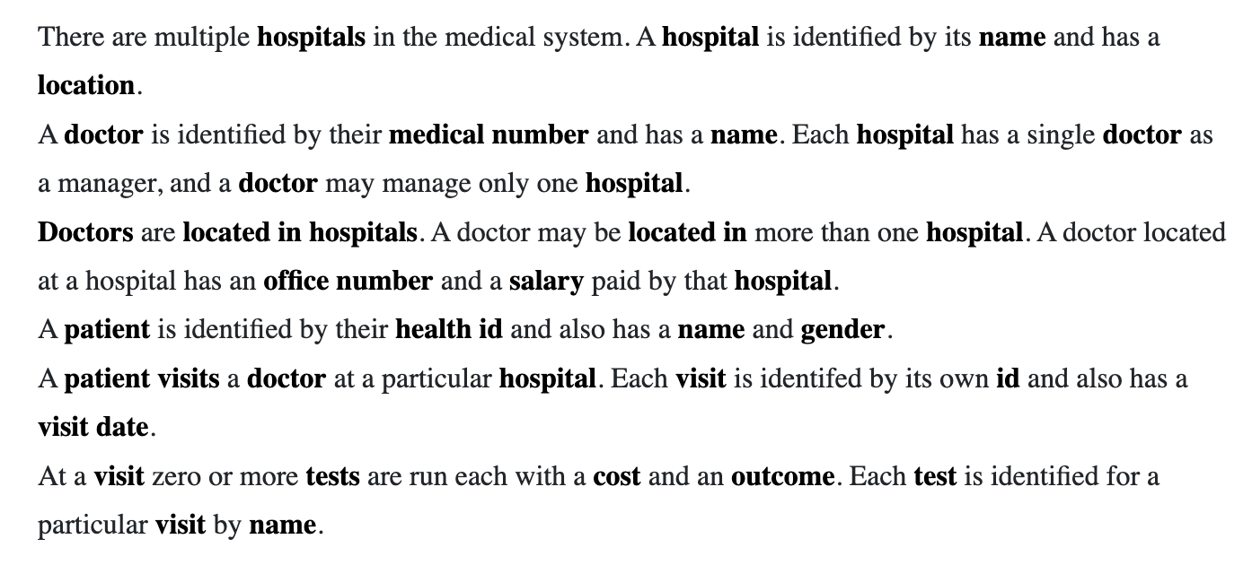 There are multiple hospitals in the medical