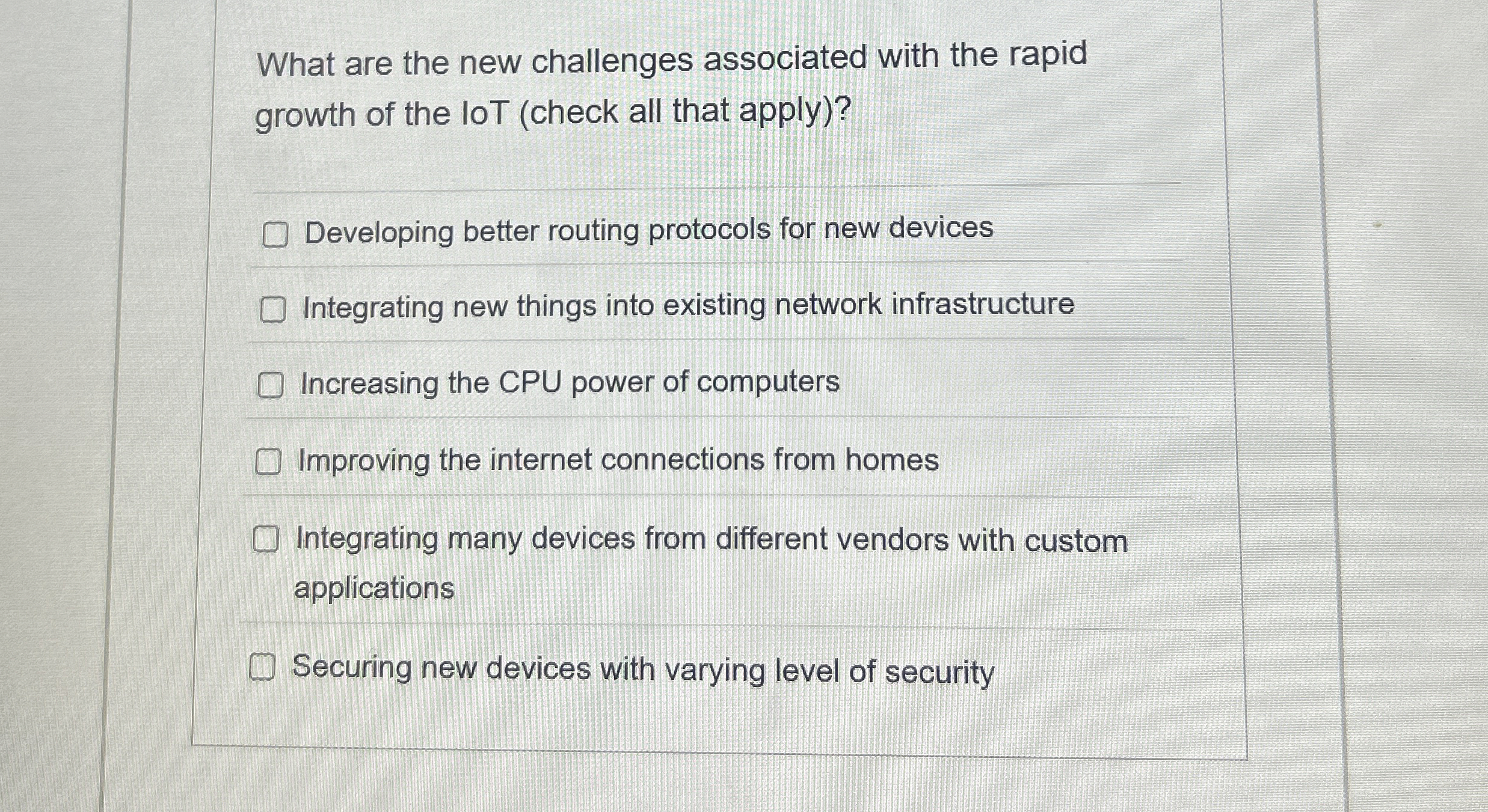 What are the new challenges associated with the