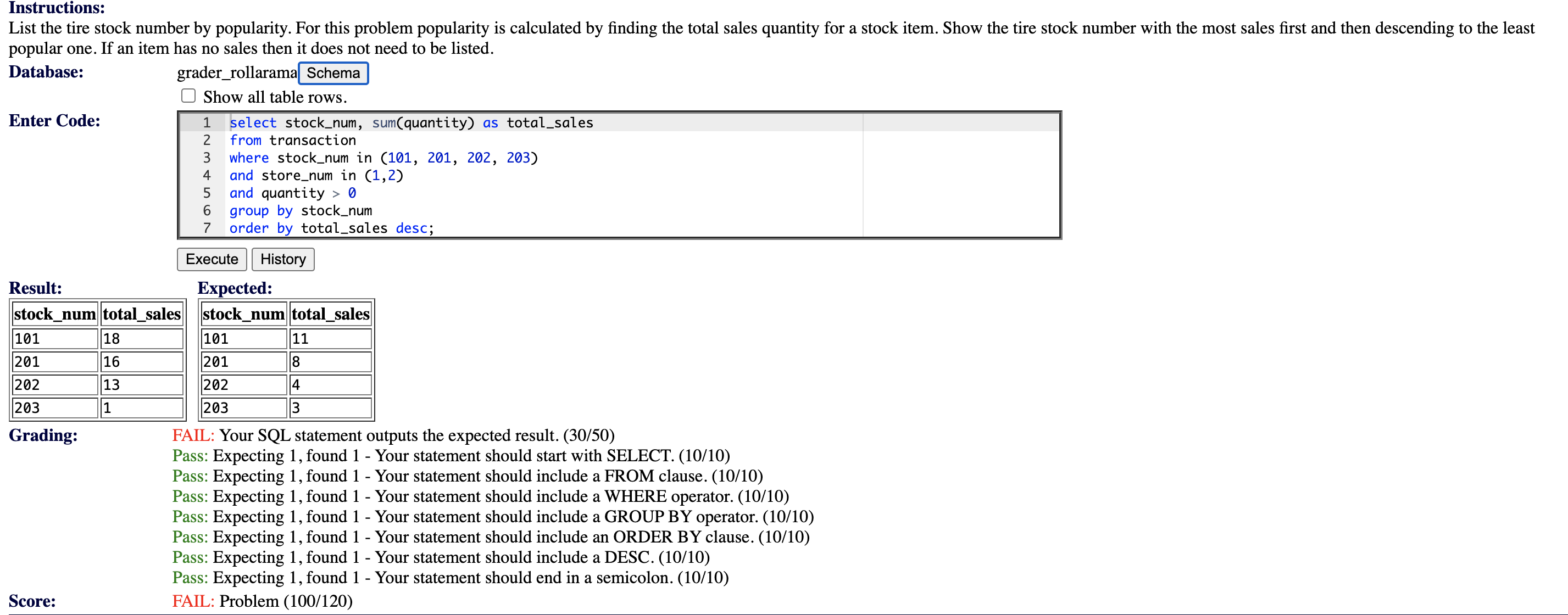 help me solve this problem so it outputs the