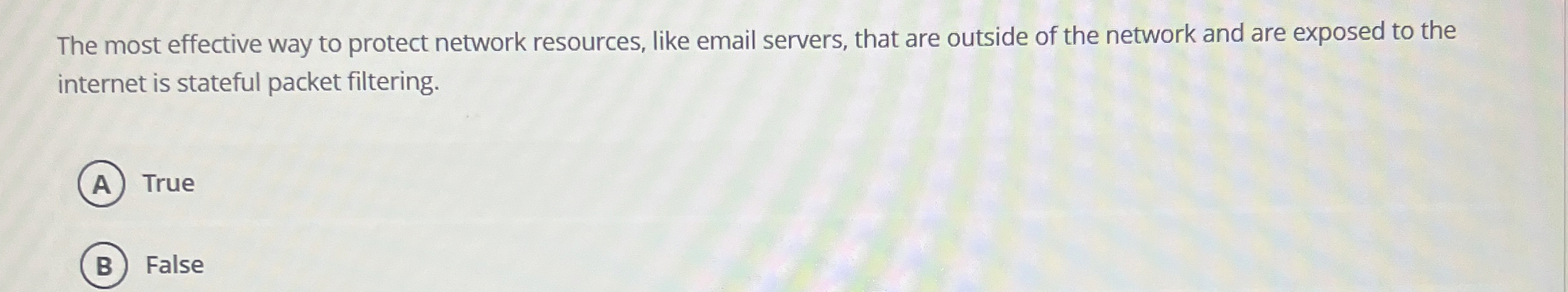 The most effective way to protect network