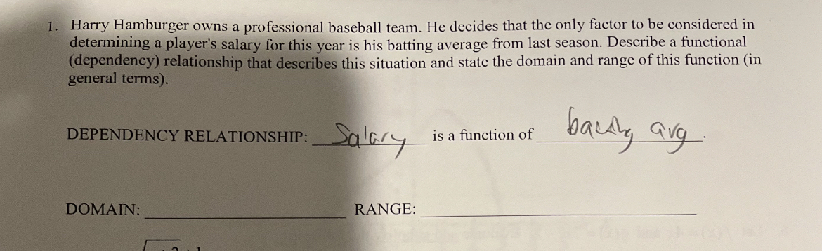 Harry Hamburger owns a professional baseball