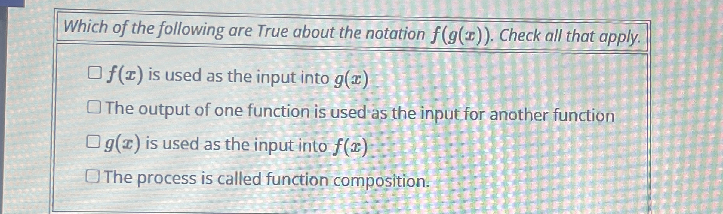 Which of the following are True about the