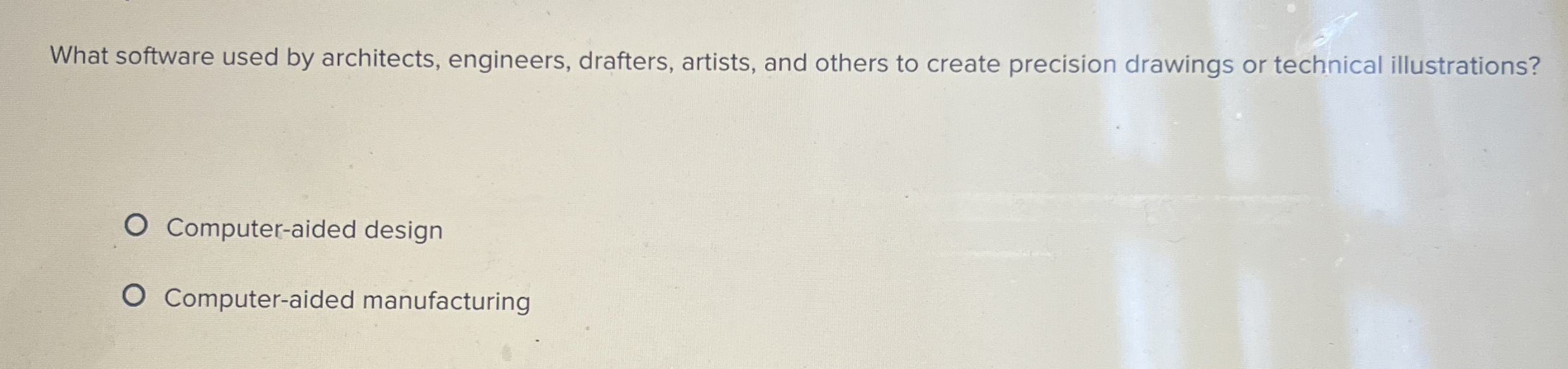 What software used by architects, engineers,