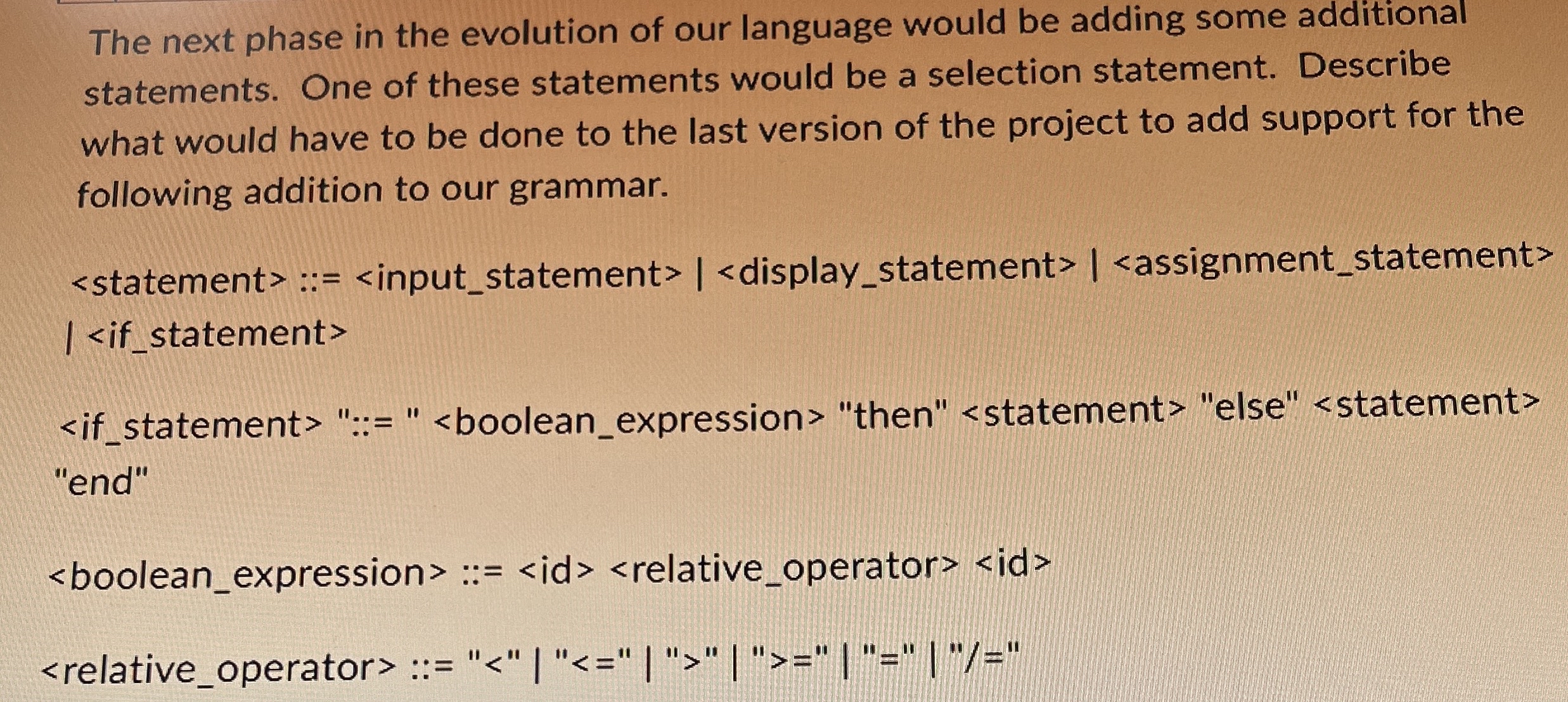 The next phase in the evolution of our language