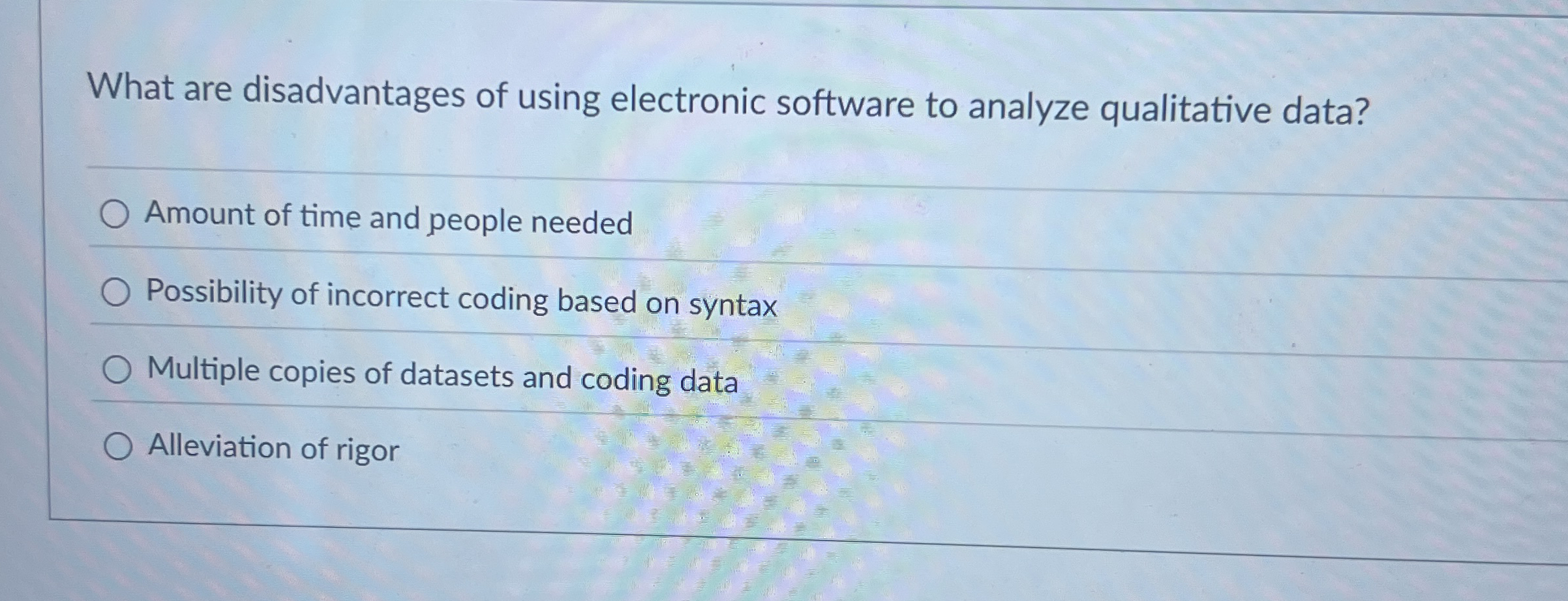 What are disadvantages of using electronic