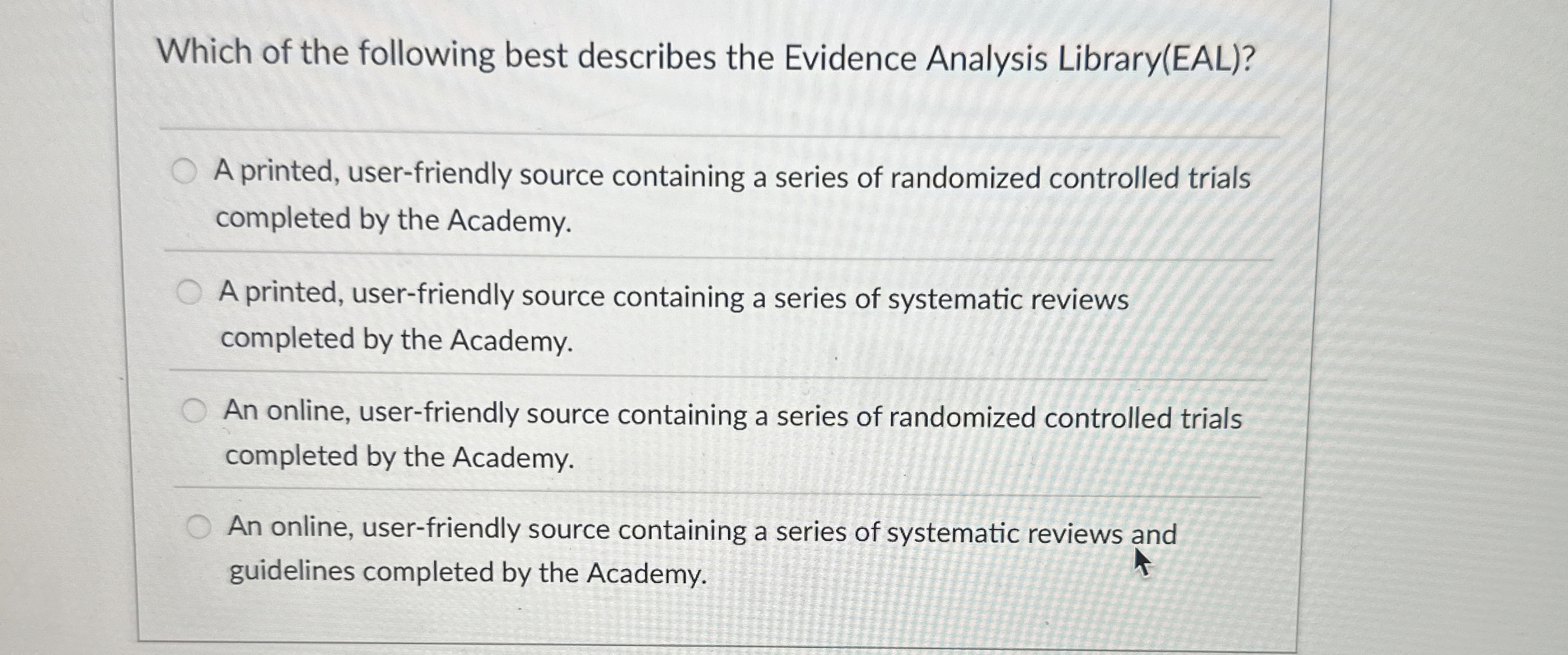 Which of the following best describes the