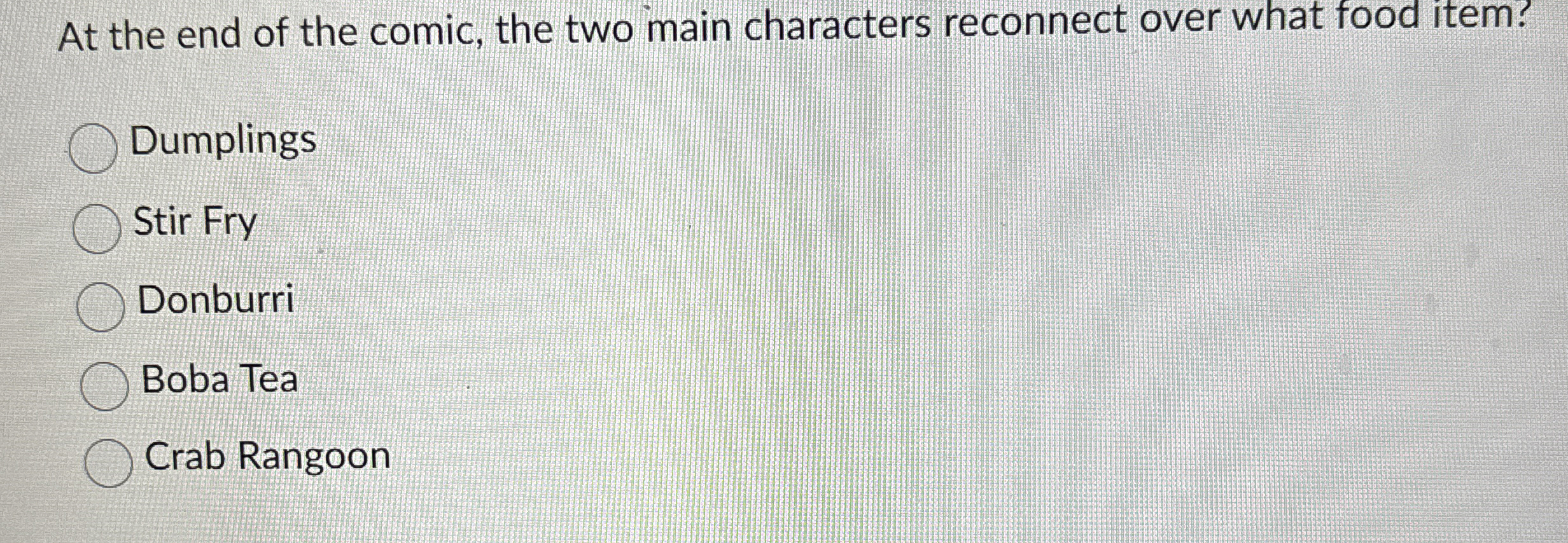 At the end of the comic, the two main characters