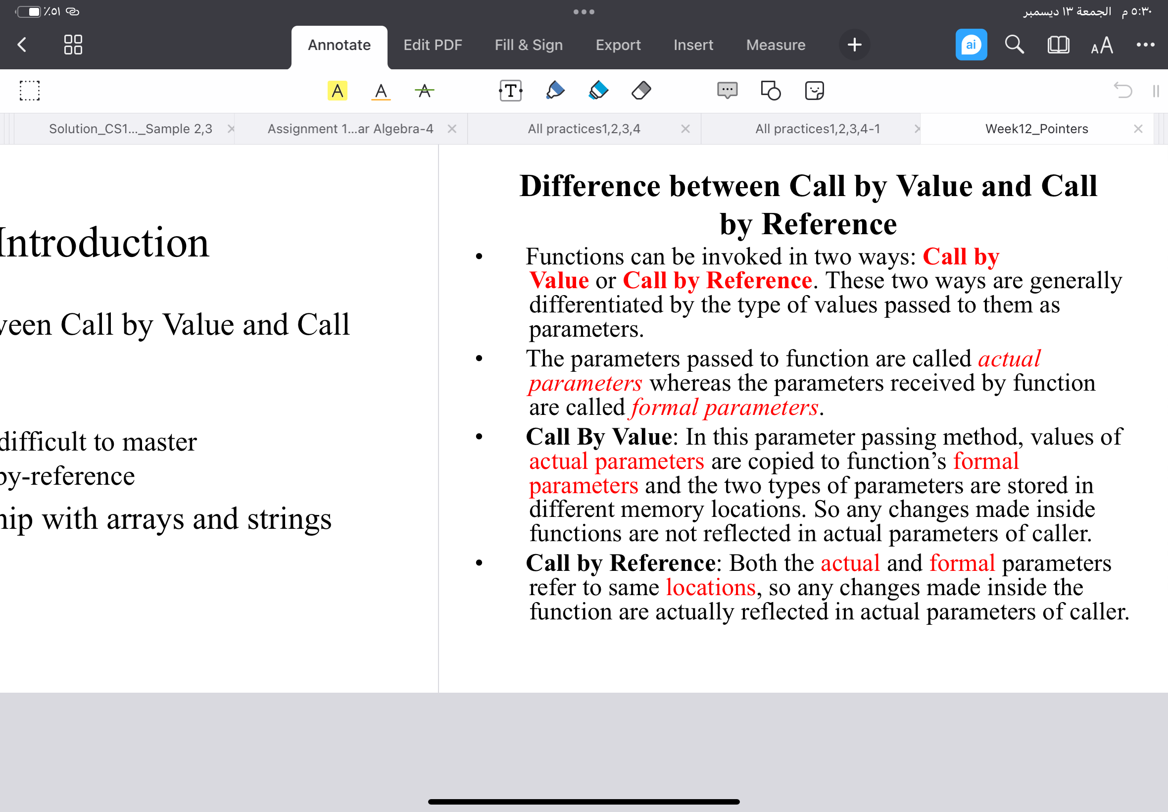 Difference between Call by Value and Call by