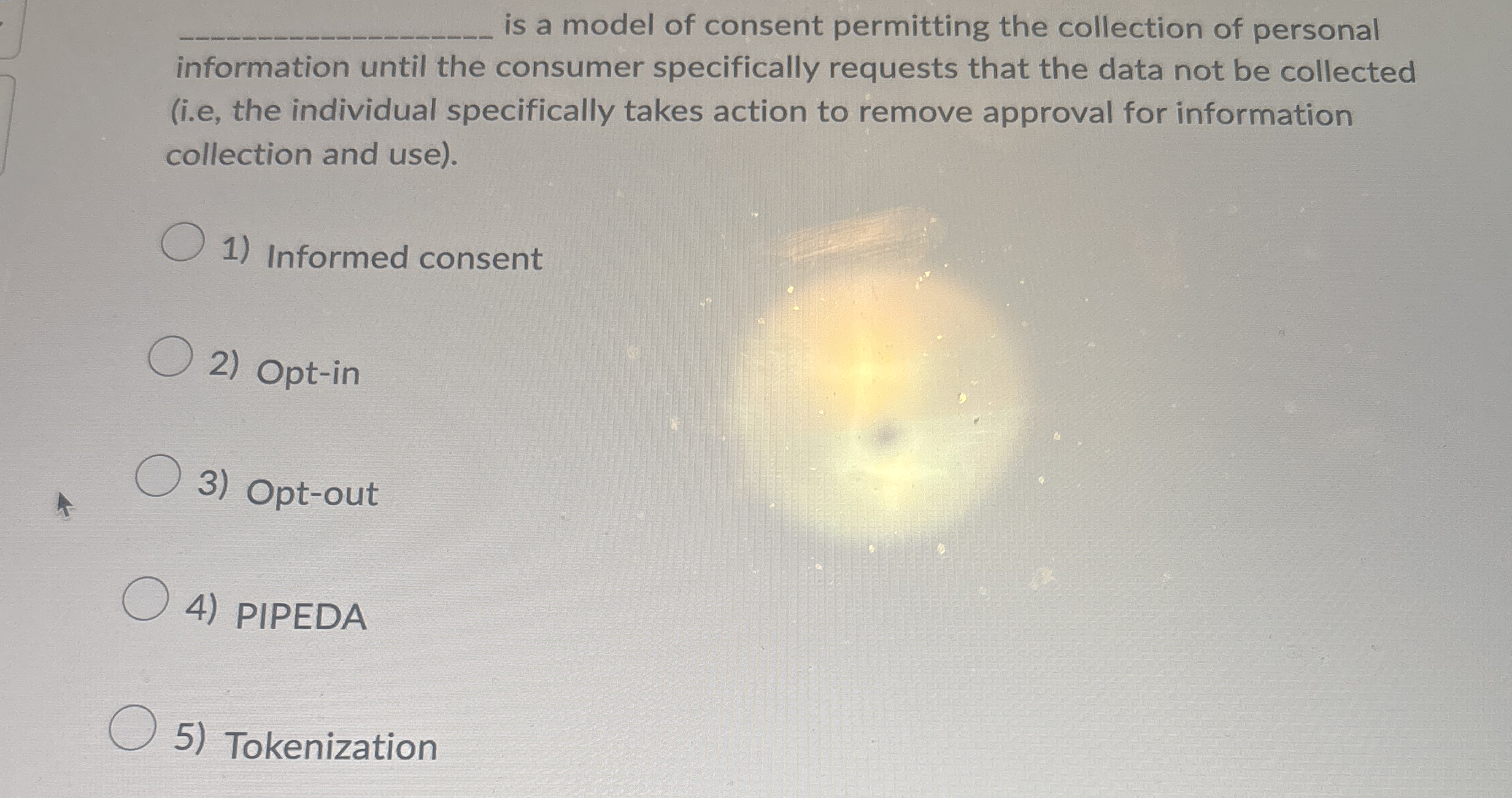 q , is a model of consent permitting the