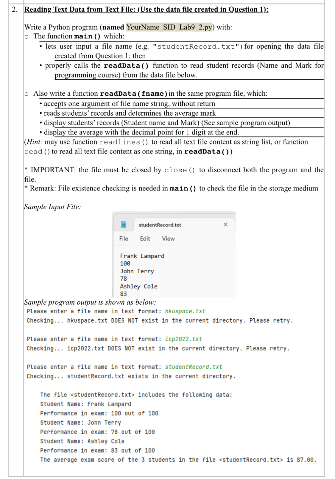 Check if there is a file created as expected (