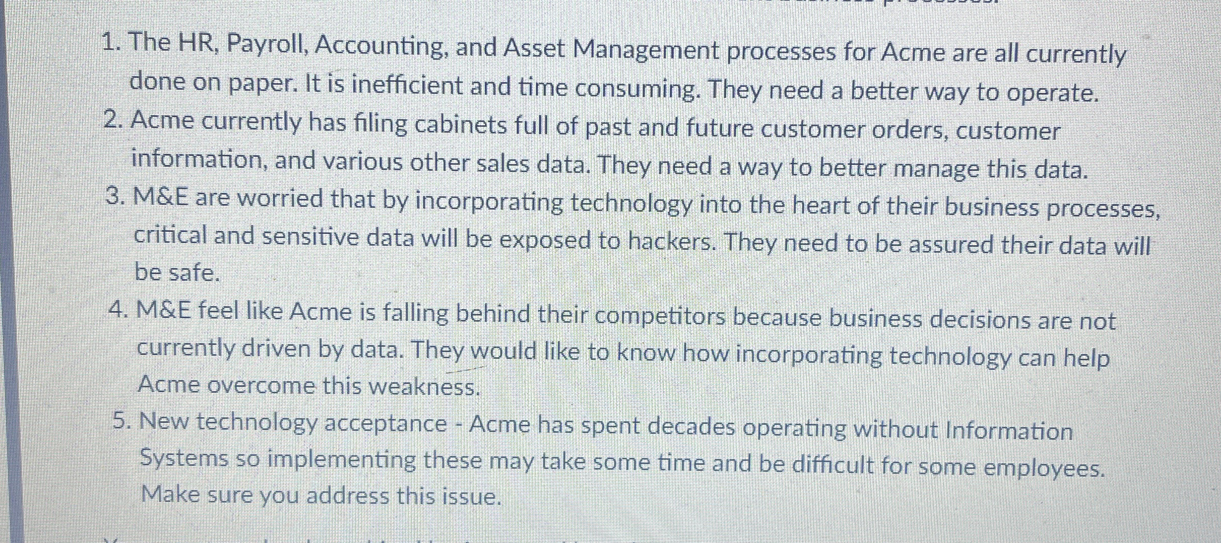 The HR , Payroll, Accounting, and Asset