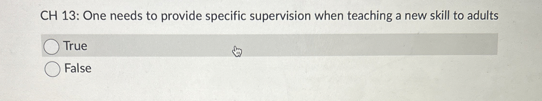 CH 1 3 : One needs to provide specific