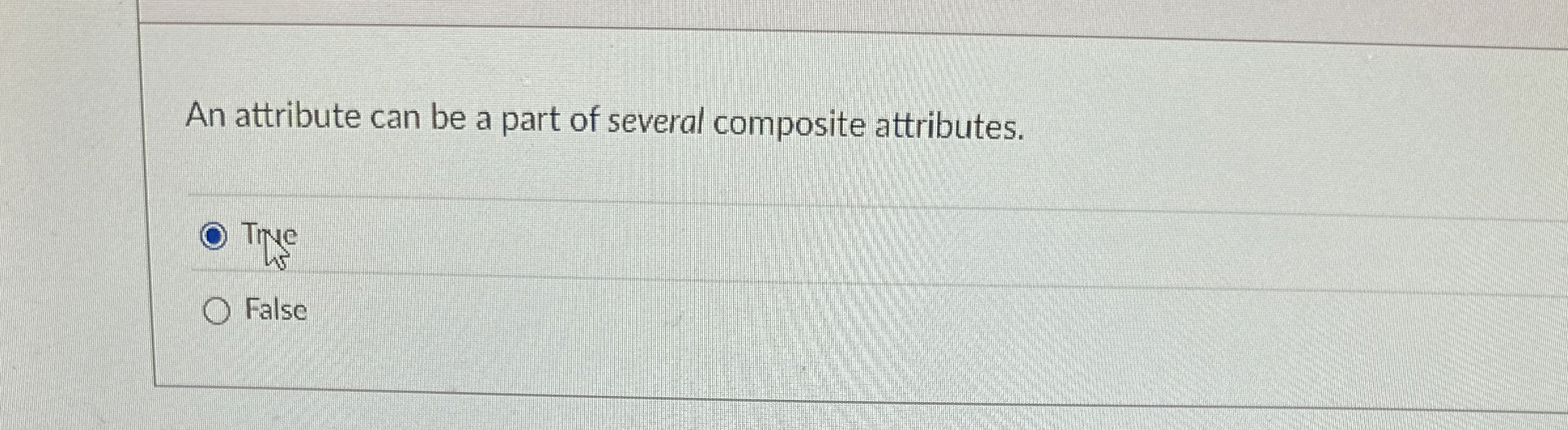 An attribute can be a part of several composite