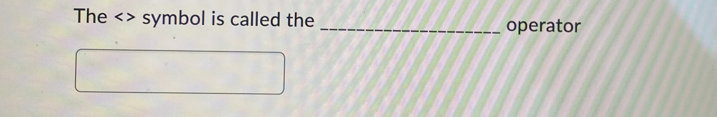 The <  style=