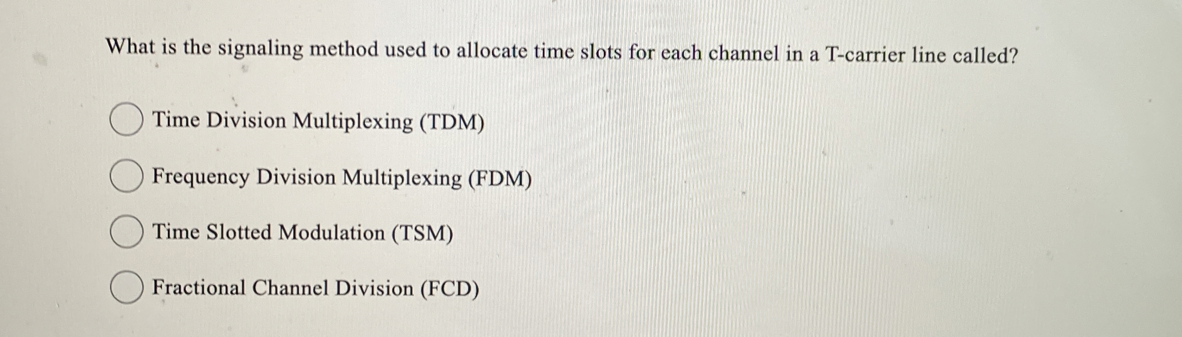 What is the signaling method used to allocate